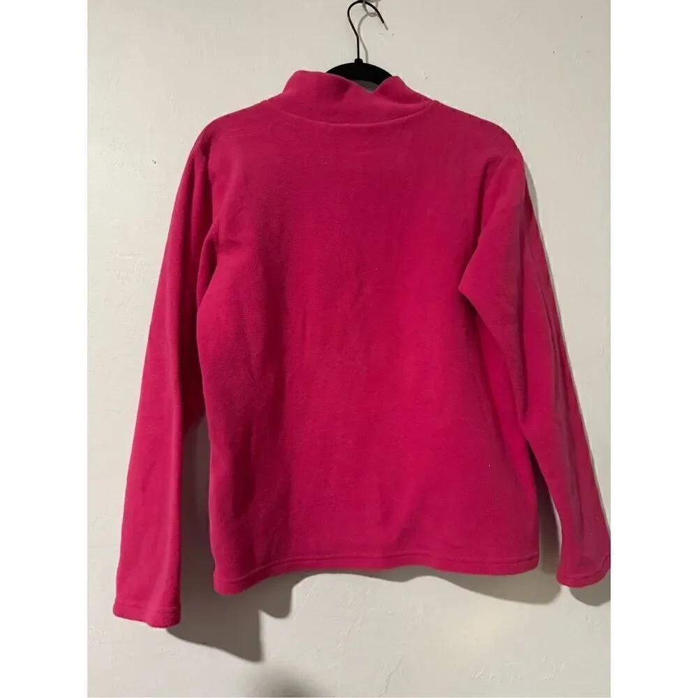The north face pink pullover long sleeve sweater girls 18 XL